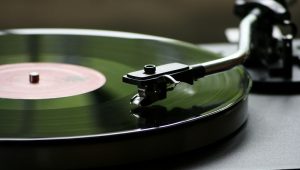 Closeup of the Gramophone. Free public domain CC0 image.