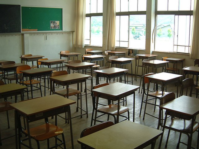 An+empty+classroom