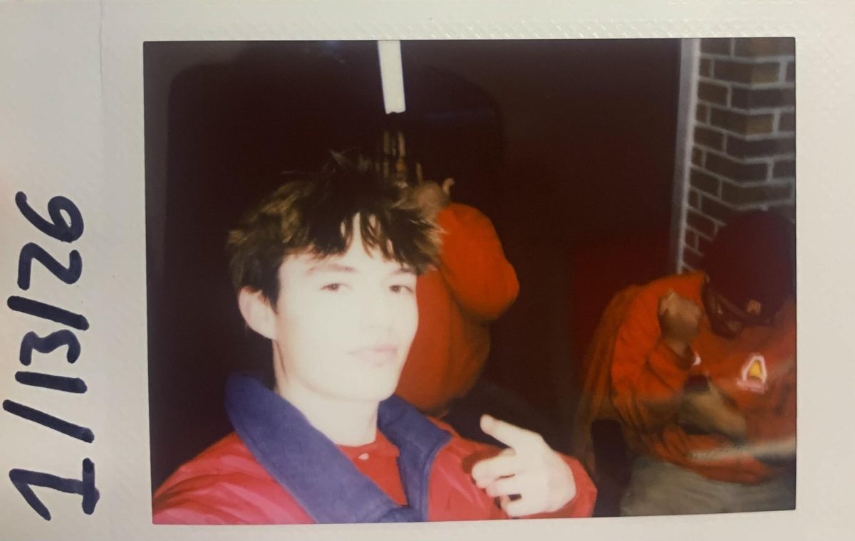 A polaroid in the office
(Mason, Anthony, and Zymere) 
