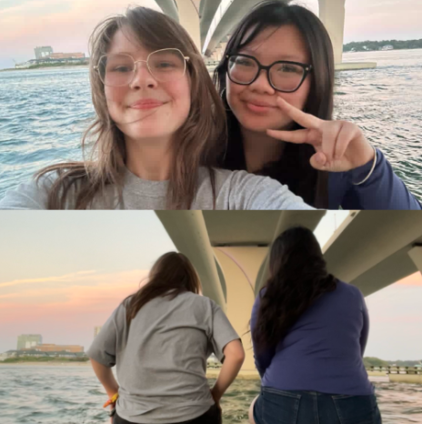 Luci Loch on the left and Aleena Hoang on the right